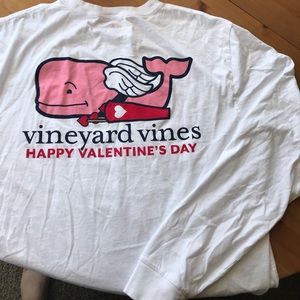Vineyard Vines men's Valentine's Day shirt